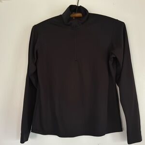 Ladies Black XS Patagonia exercise/running 1/4 zip pullover. EUC.